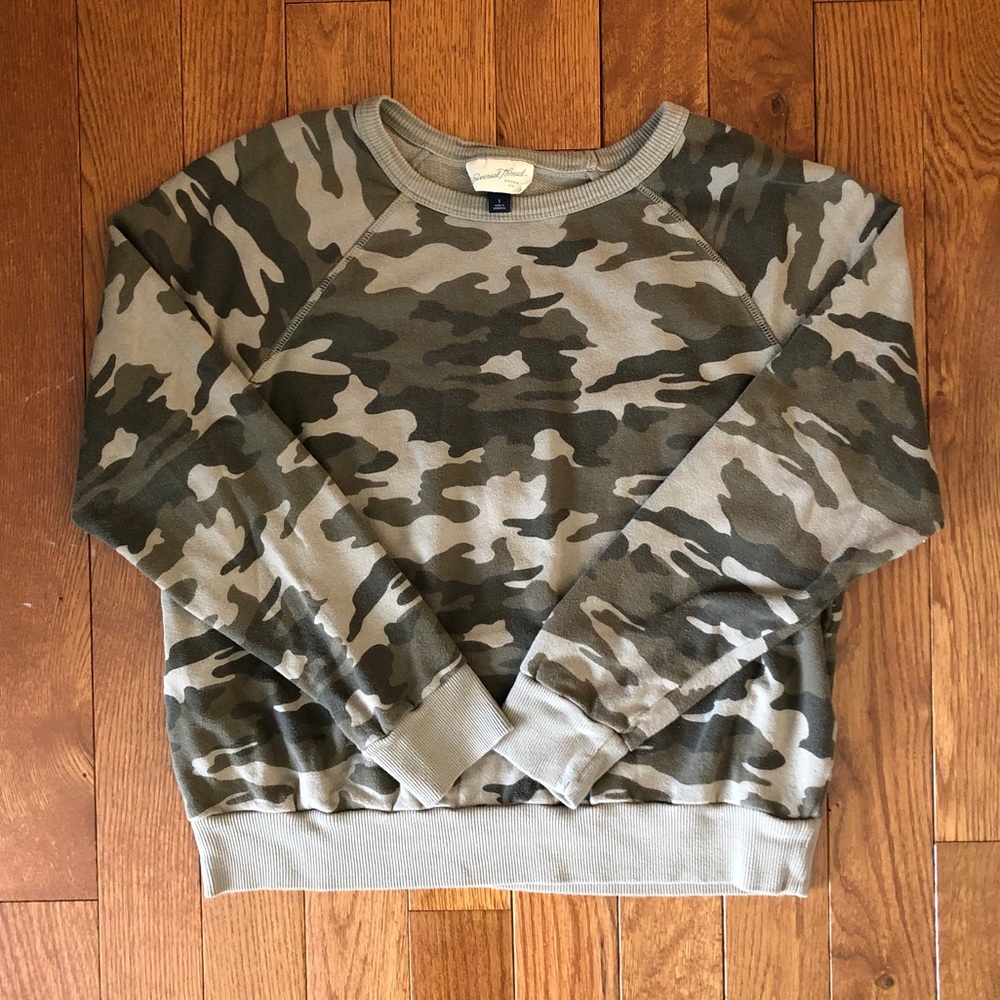 Camo Crewneck Sweatshirt